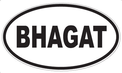 BHAGAT - Oval Magnet