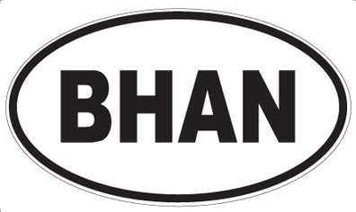 BHAN - Oval Magnet