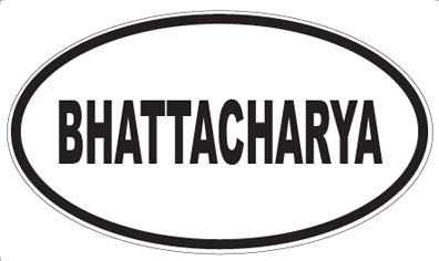 BHATTACHARYA - Oval Magnet