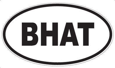 BHAT - Oval Magnet