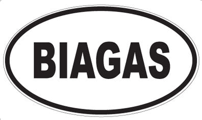 BIAGAS - Oval Magnet