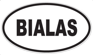 BIALAS - Oval Magnet