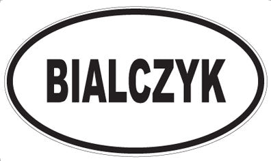 BIALCZYK - Oval Magnet
