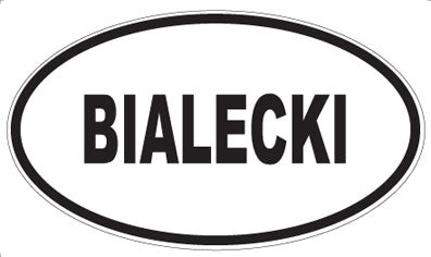 BIALECKI - Oval Magnet