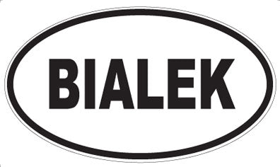 BIALEK - Oval Magnet