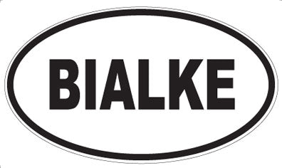 BIALKE - Oval Magnet
