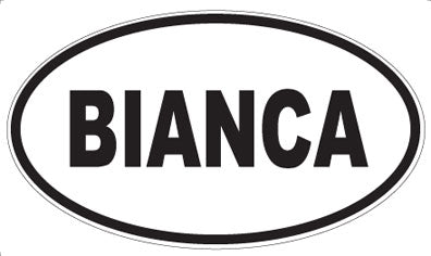 BIANCA - Oval Magnet