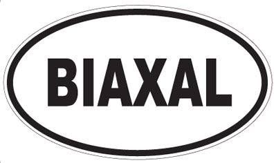 BIAXAL - Oval Sticker