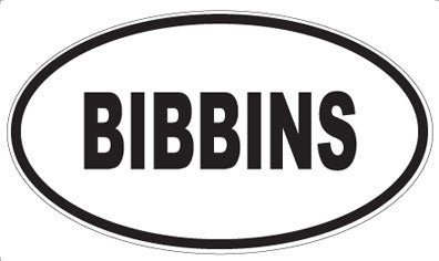 BIBBINS - Oval Magnet