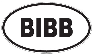 BIBB - Oval Magnet