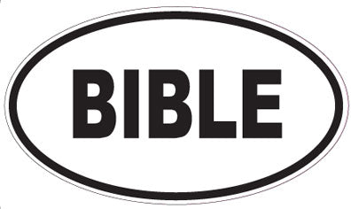BIBLE - Oval Magnet