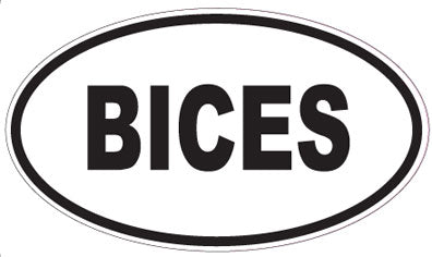 BICES - Oval Sticker