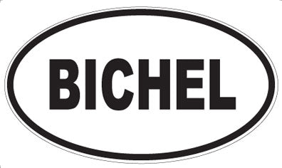 BICHEL - Oval Magnet