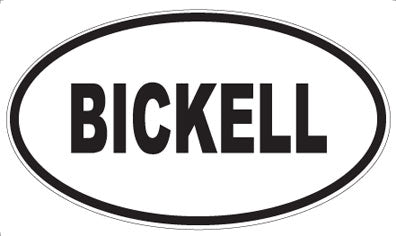 BICKELL - Oval Magnet