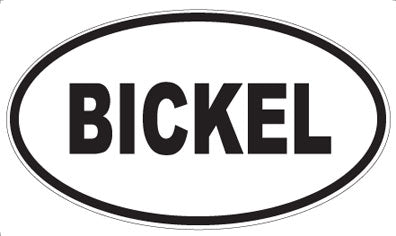 BICKEL - Oval Magnet
