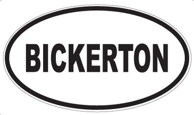 BICKERTON - Oval Magnet