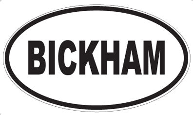 BICKHAM - Oval Magnet