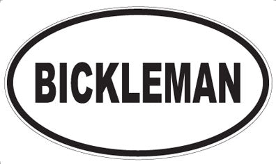 BICKLEMAN - Oval Magnet