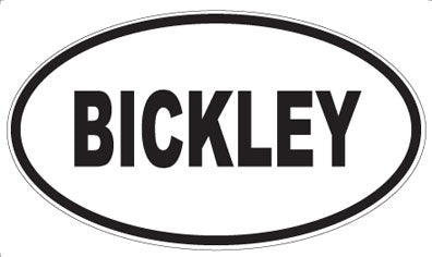 BICKLEY - Oval Magnet