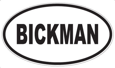 BICKMAN - Oval Magnet