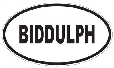 BIDDULPH - Oval Magnet