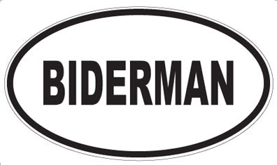 BIDERMAN - Oval Magnet