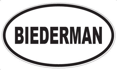 BIEDERMAN - Oval Magnet