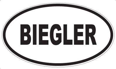 BIEGLER - Oval Magnet