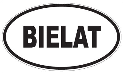 BIELAT - Oval Magnet