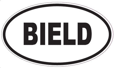 BIELD - Oval Sticker