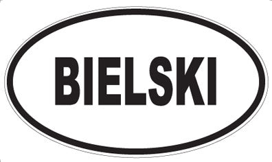 BIELSKI - Oval Magnet