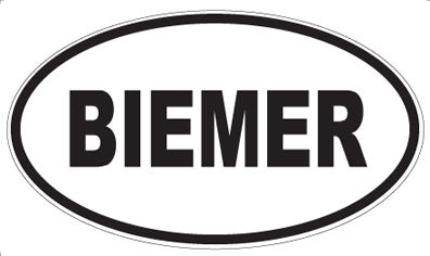 BIEMER - Oval Magnet