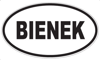 BIENEK - Oval Magnet