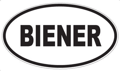 BIENER - Oval Magnet