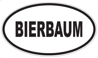 BIERBAUM - Oval Magnet