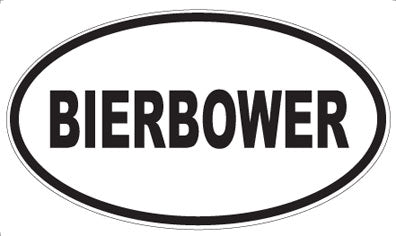 BIERBOWER - Oval Magnet