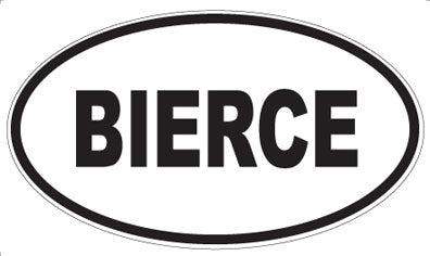 BIERCE - Oval Magnet