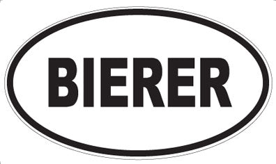 BIERER - Oval Magnet