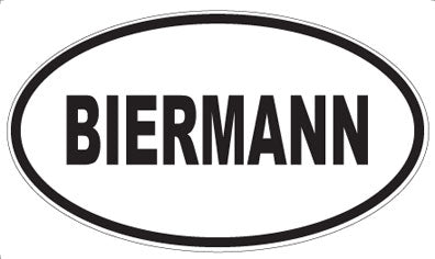 BIERMANN - Oval Magnet