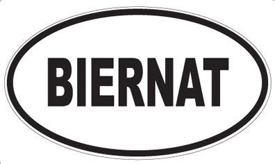 BIERNAT - Oval Magnet
