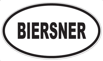 BIERSNER - Oval Magnet