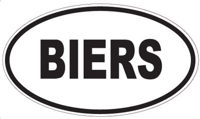 BIERS - Oval Magnet