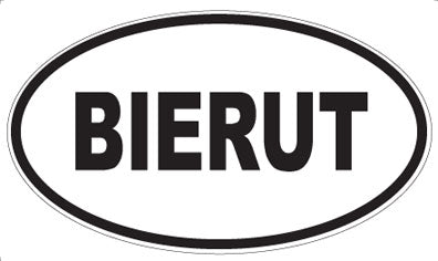 BIERUT - Oval Magnet