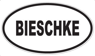 BIESCHKE - Oval Magnet