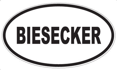 BIESECKER - Oval Magnet