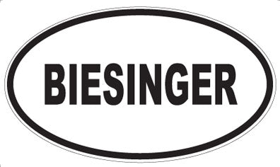 BIESINGER - Oval Magnet