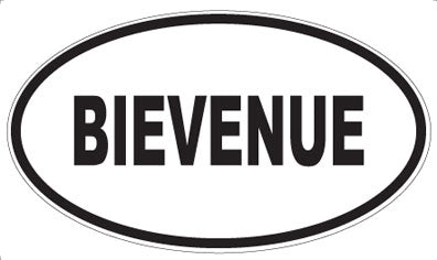 BIEVENUE - Oval Magnet