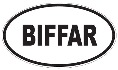 BIFFAR - Oval Magnet