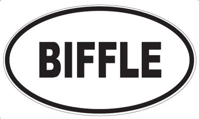 BIFFLE - Oval Magnet