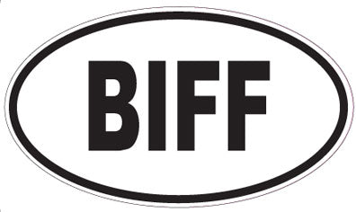 BIFF - Oval Sticker